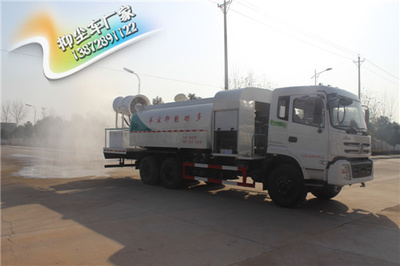 湖北潤(rùn)力專用汽車(chē) 東風(fēng)后雙橋抑塵車(chē)，打造綠色工地新標(biāo)桿